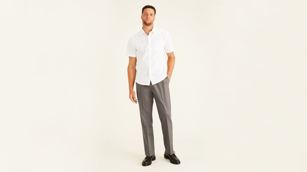 dockers Signature Khakis Classic Fit (Big and Tall) Brown