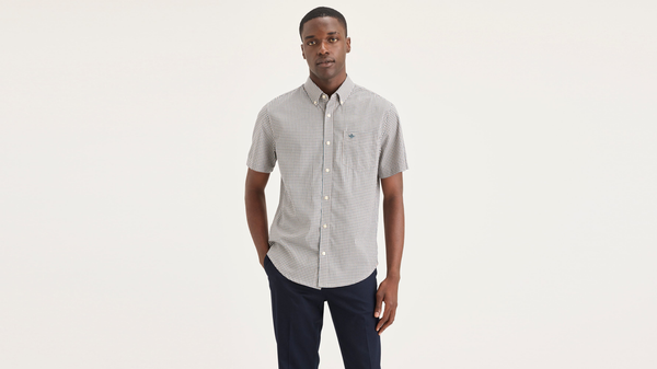 dockers Signature Stain Defender Shirt Classic Fit White
