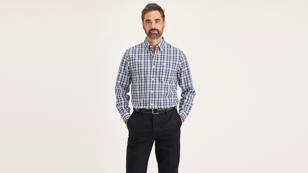 dockers Signature Stain Defender Shirt Classic Fit White