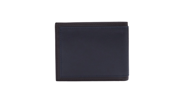 Dockers Slimfold Wallet With Removable Card Case Brown/Navy