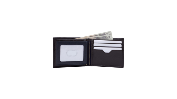 Dockers Slimfold Wallet With Removable Card Case Brown/Navy