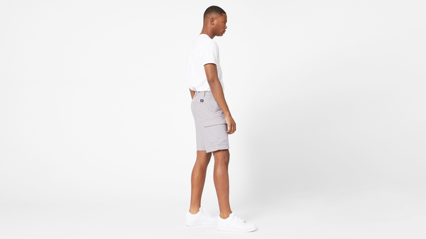 Dockers Smart 360 Tech Cargo 9" Shorts (Big And Tall) Grey