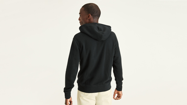 Dockers Sport Full Zip Hoodie Regular Fit Mineral Black