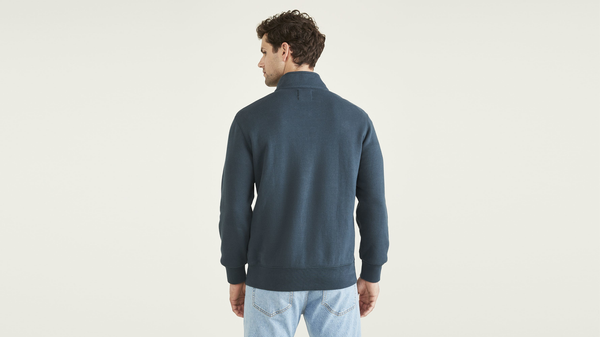 Dockers Sport Half Zip Sweatshirt Regular Fit Green