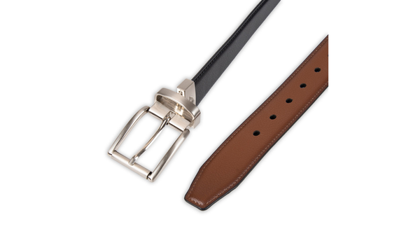 Dockers Stitched Edge Stretch (Big And Tall) Cognac & Black