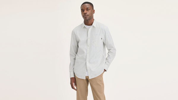 dockers Ultimate Shirt Regular Fit Helico Lucent White