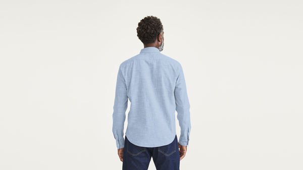 Dockers Ultimate Shirt Regular Fit Light Blue Acid Wash