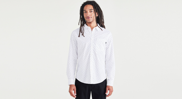 dockers Ultimate Shirt Regular Fit Riviera Lucent White