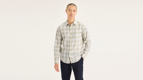 dockers Ultimate Shirt Regular Fit Westford Lucent White
