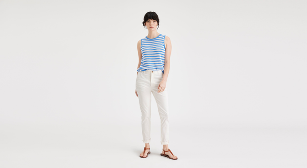 dockers Weekend Chinos Slim Fit: Premium Edition White