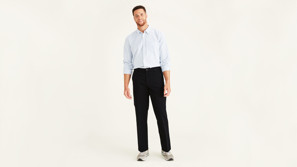 dockers Workday Khakis Classic Fit (Big and Tall) Black
