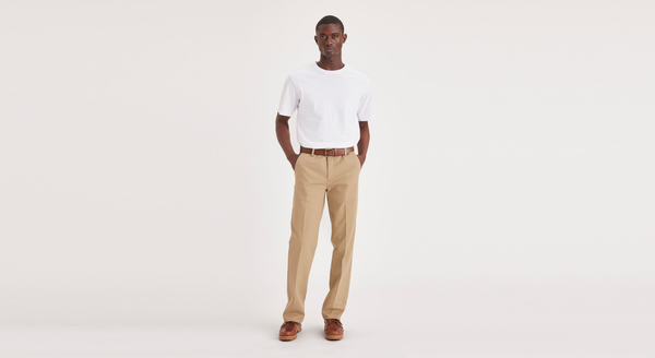 dockers Workday Khakis Straight Fit New British Khaki