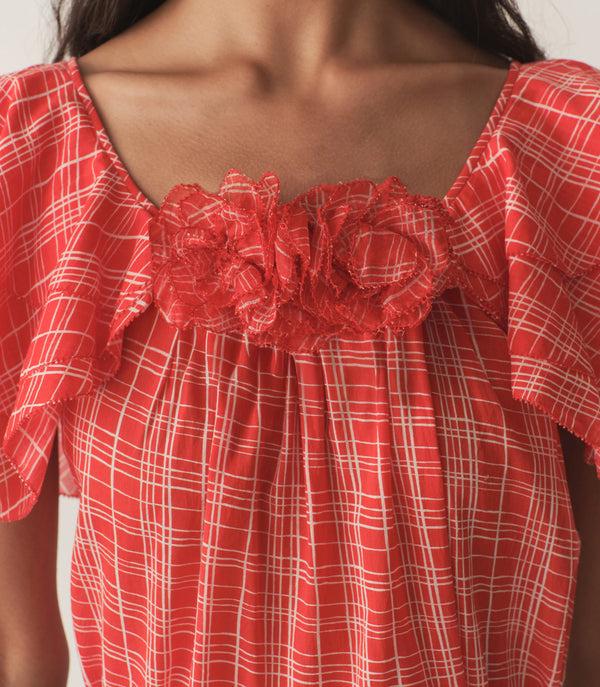 Dôen ANALICIA TOP SYLVIE PLAID