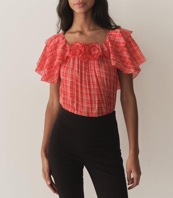 Dôen ANALICIA TOP SYLVIE PLAID