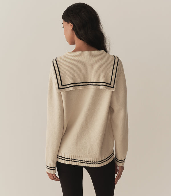 Dôen BONAVENTURE CARDIGAN CREME