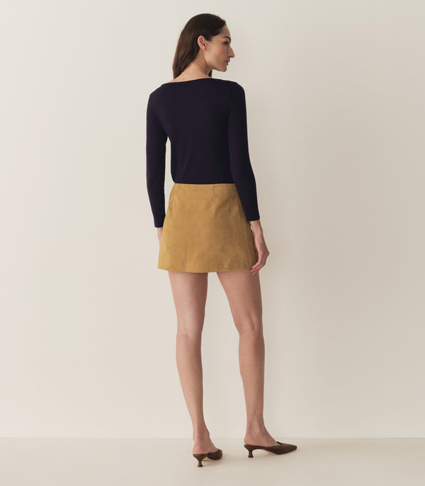 Dôen COURTNEY SKIRT LIGHT CAMEL