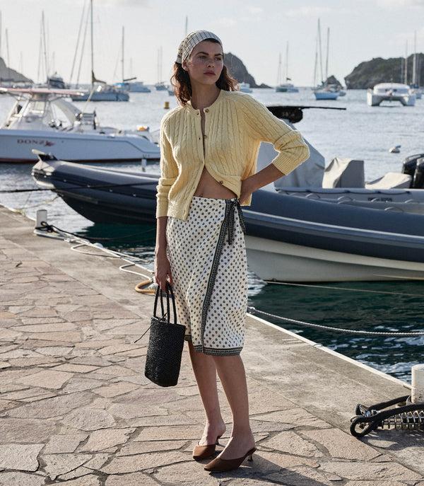 Dôen DELIA SKIRT RIVIERA FOULARD