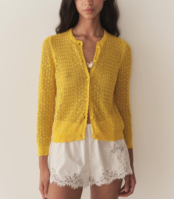 Dôen DIANE CARDIGAN IVORY