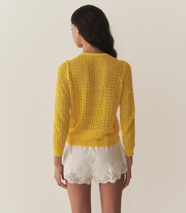 Dôen DIANE CARDIGAN IVORY