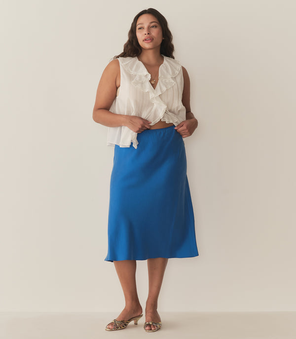 Dôen ELOWENA SKIRT IVORY STRAWBERRY MOON FLORAL