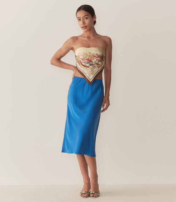 Dôen ELOWENA SKIRT IVORY STRAWBERRY MOON FLORAL