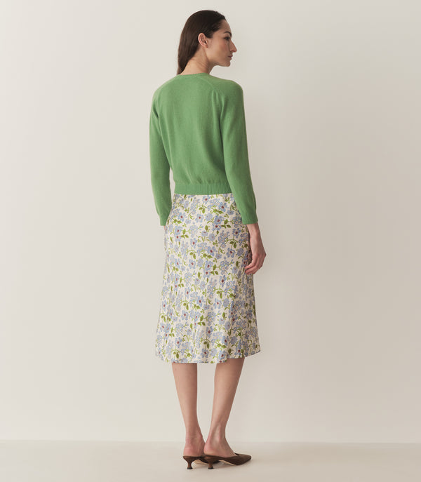 Dôen ELOWENA SKIRT IVORY STRAWBERRY MOON FLORAL