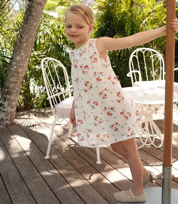 Dôen ELSA DRESS POPPY FIELD