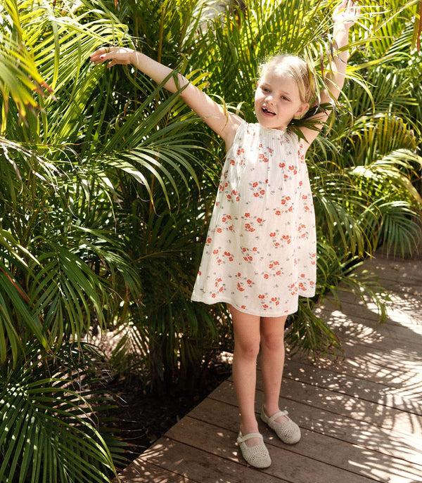 Dôen ELSA DRESS POPPY FIELD