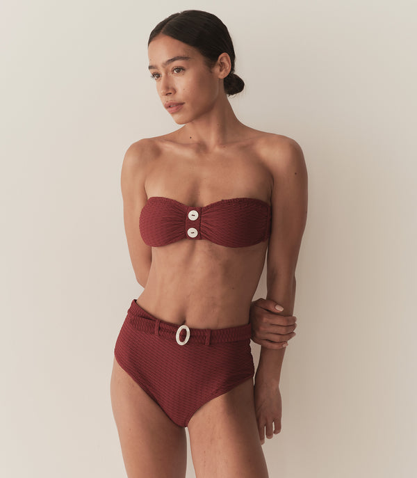 Dôen EVORA BIKINI BOTTOM DEEP SUMAC