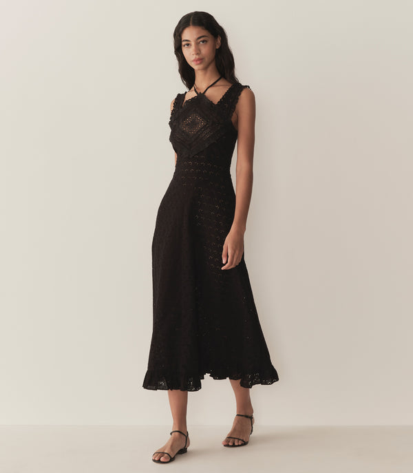 Dôen FRIEDA DRESS BLACK