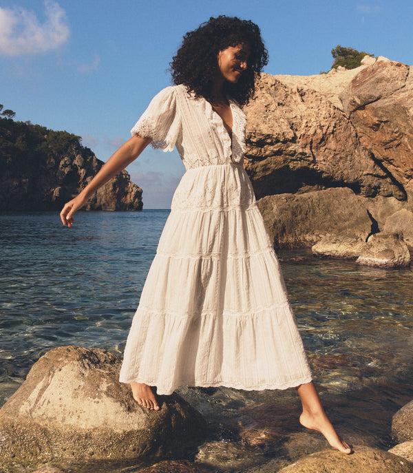 dôen GABRIELLA DRESS SALT