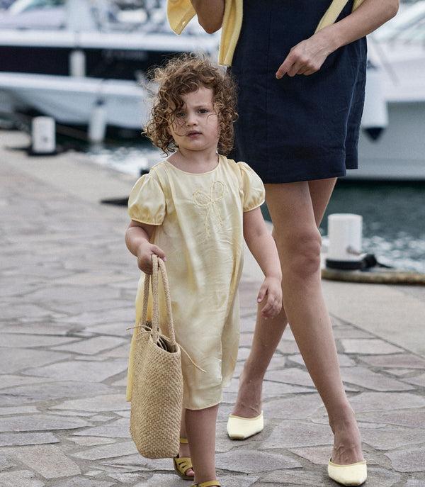 Dôen GOLDIE DRESS CREME CITRON