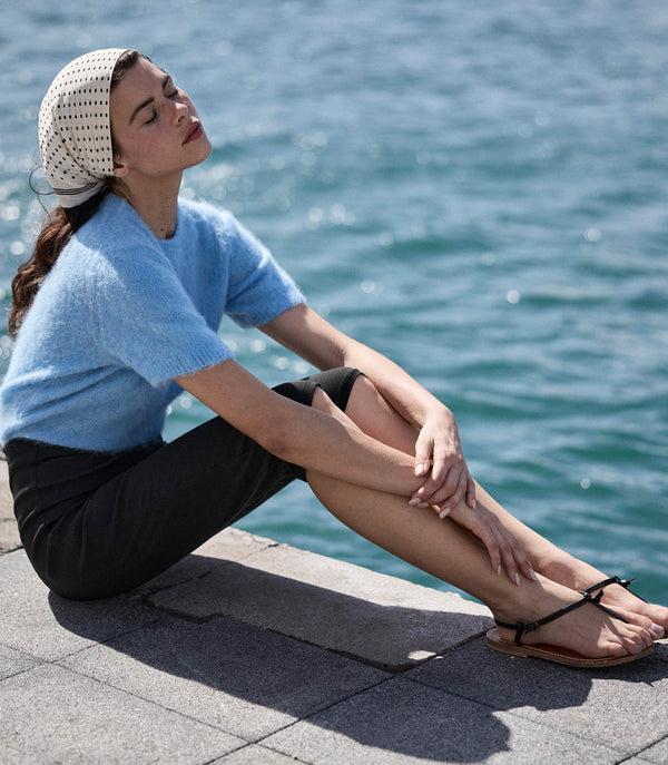 Dôen HEARST SWEATER SEASHORE BLUE