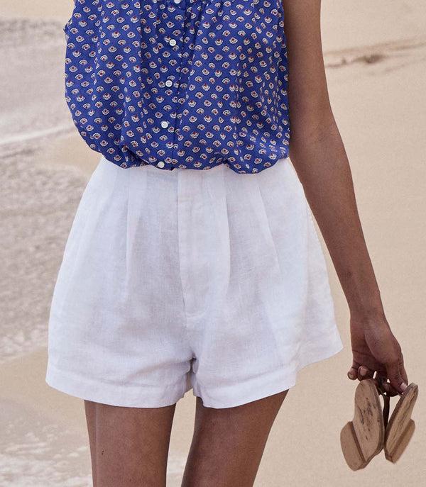 Dôen LARUE LINEN SHORT SALT