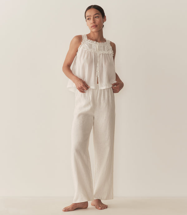 Dôen LAVON LINEN PANT SALT