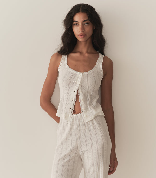 Dôen LAVON POINTELLE PANT SALT