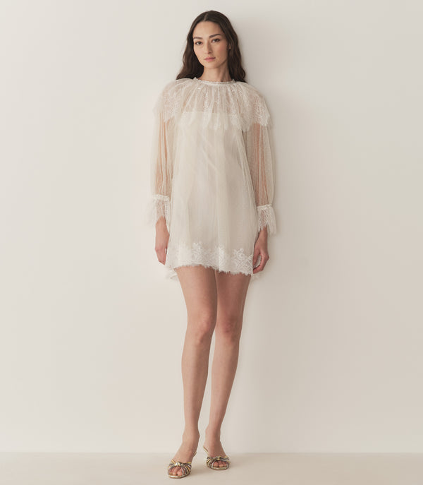 Dôen LILITH DRESS CREME DE LUNE