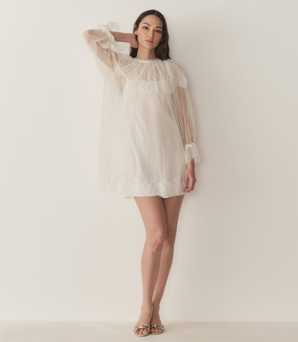 dôen LILITH DRESS CREME DE LUNE