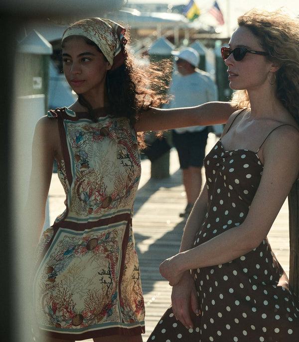 dôen MALIA DRESS COQUILLAGES DES BIARRITZ