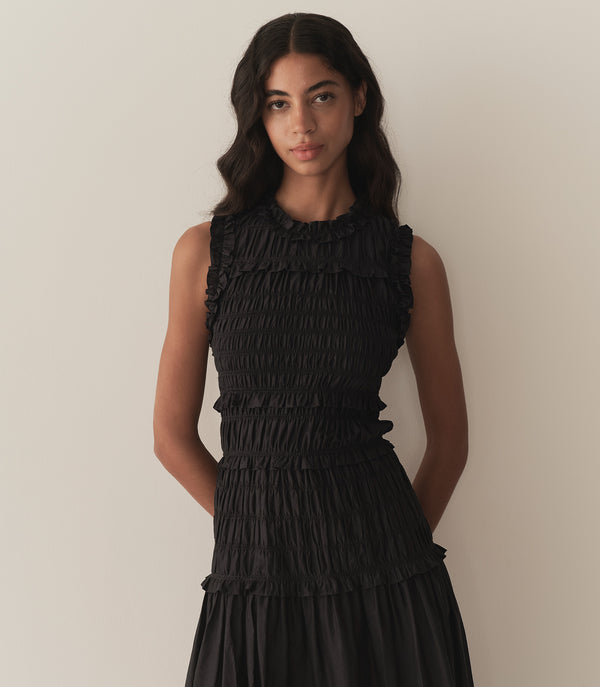 Dôen MALLORY DRESS BLACK
