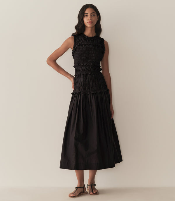 Dôen MALLORY DRESS BLACK
