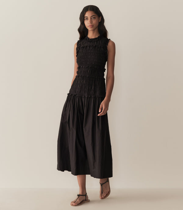 dôen MALLORY DRESS BLACK
