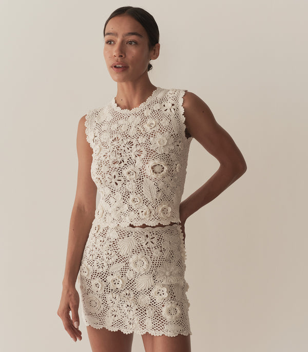 dôen MARCIA TOP BLACK