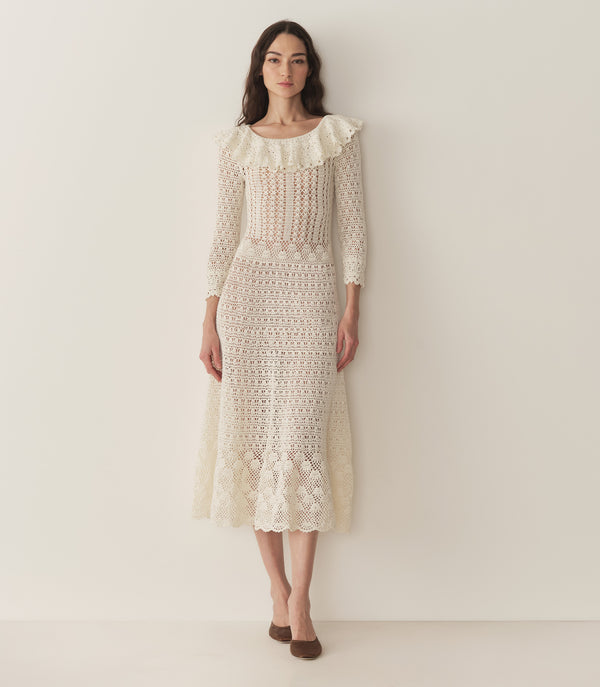 dôen MARGOT DRESS PEARL