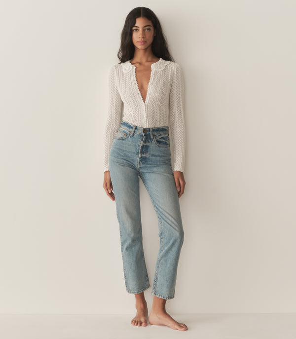 Dôen MARTINA CARDIGAN PALE LILY