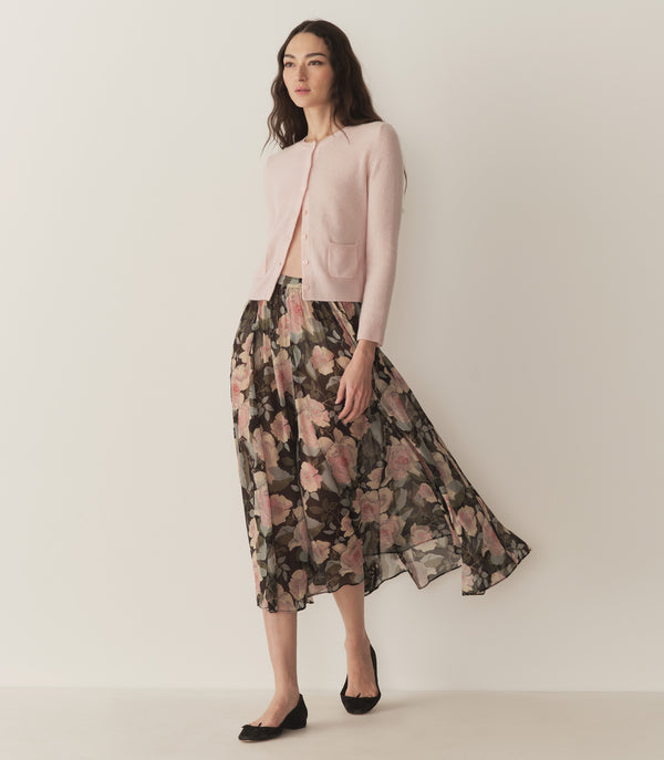 dôen MEADOW SKIRT ROSE GARDEN FLORAL