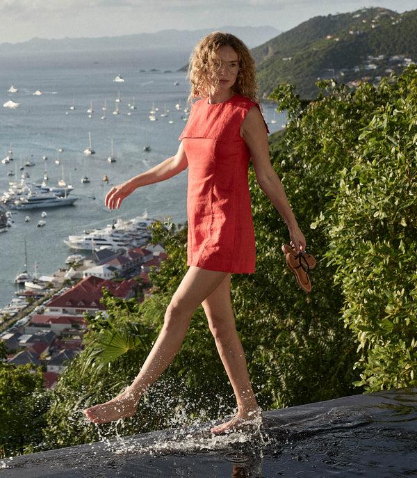 Dôen MONROE DRESS NAVY