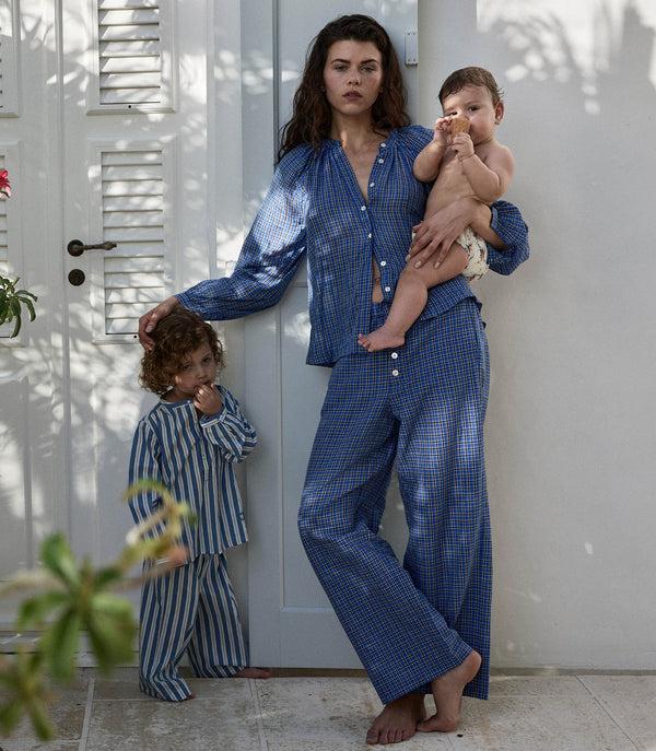 dôen MORGAN PANT CASSIS CHECK