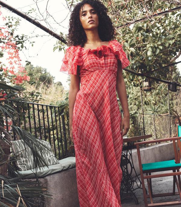 Dôen NEVARA DRESS SYLVIE PLAID