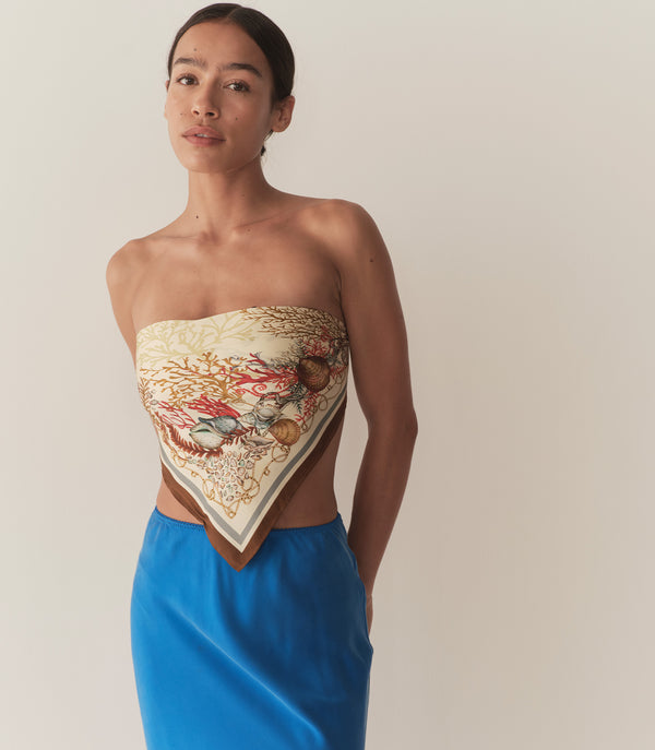 dôen PETIT PENNY BANDANA BLACK MARILYN GINGHAM